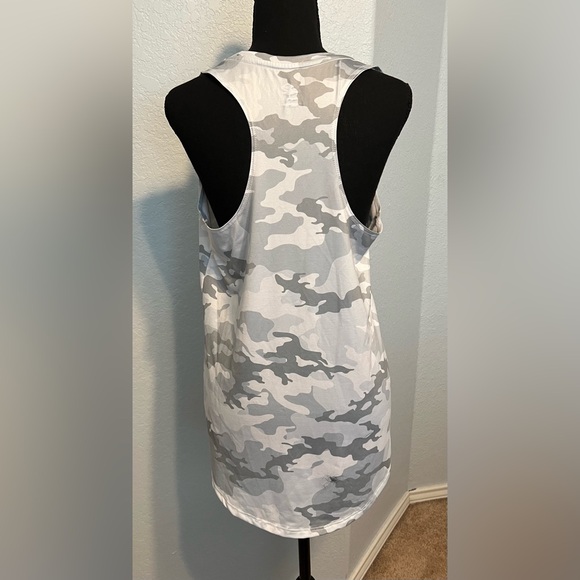 EUC Gray Camouflage Racerback Tank Top - Picture 4 of 4